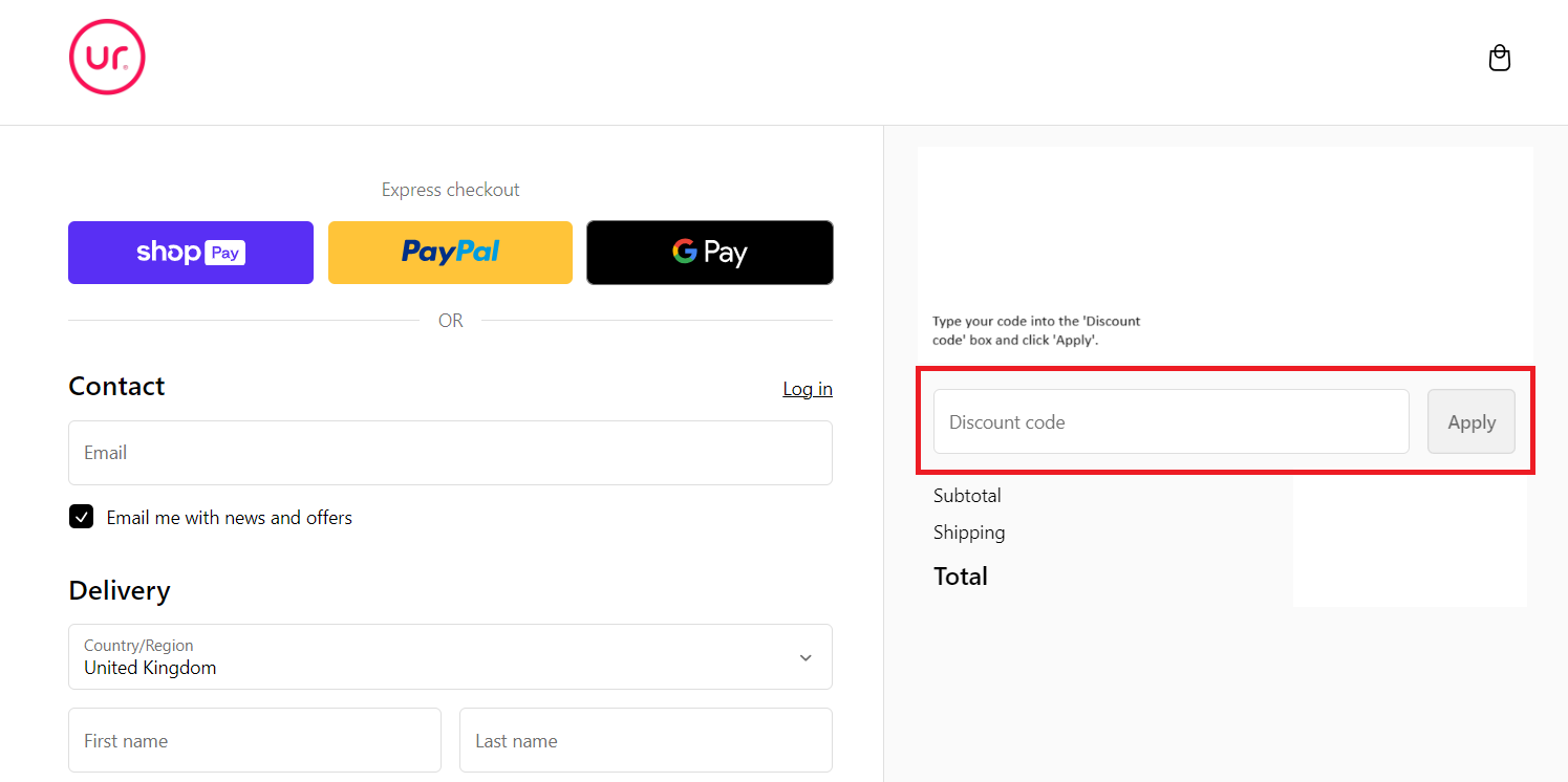 ur Discount Codes & Vouchers: £10 / 80% Off - July 2026